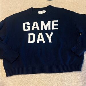 Game day sweater